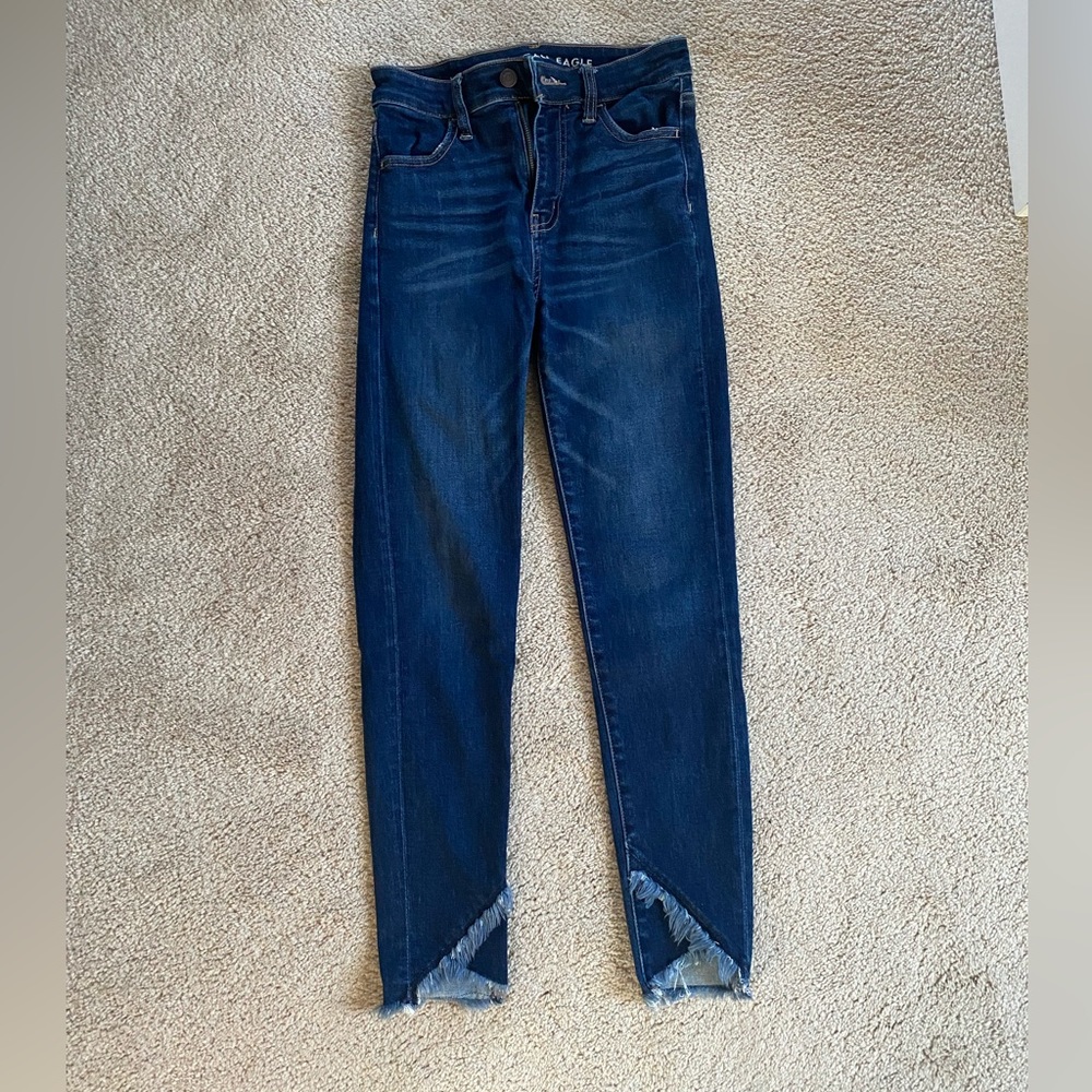 American Eagle super skinny high rise jeans